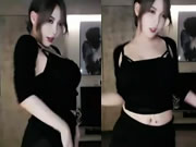 Danse sexy d'une fille chinoise parfaite