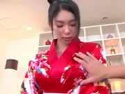 Kimono japonais lait Squirting